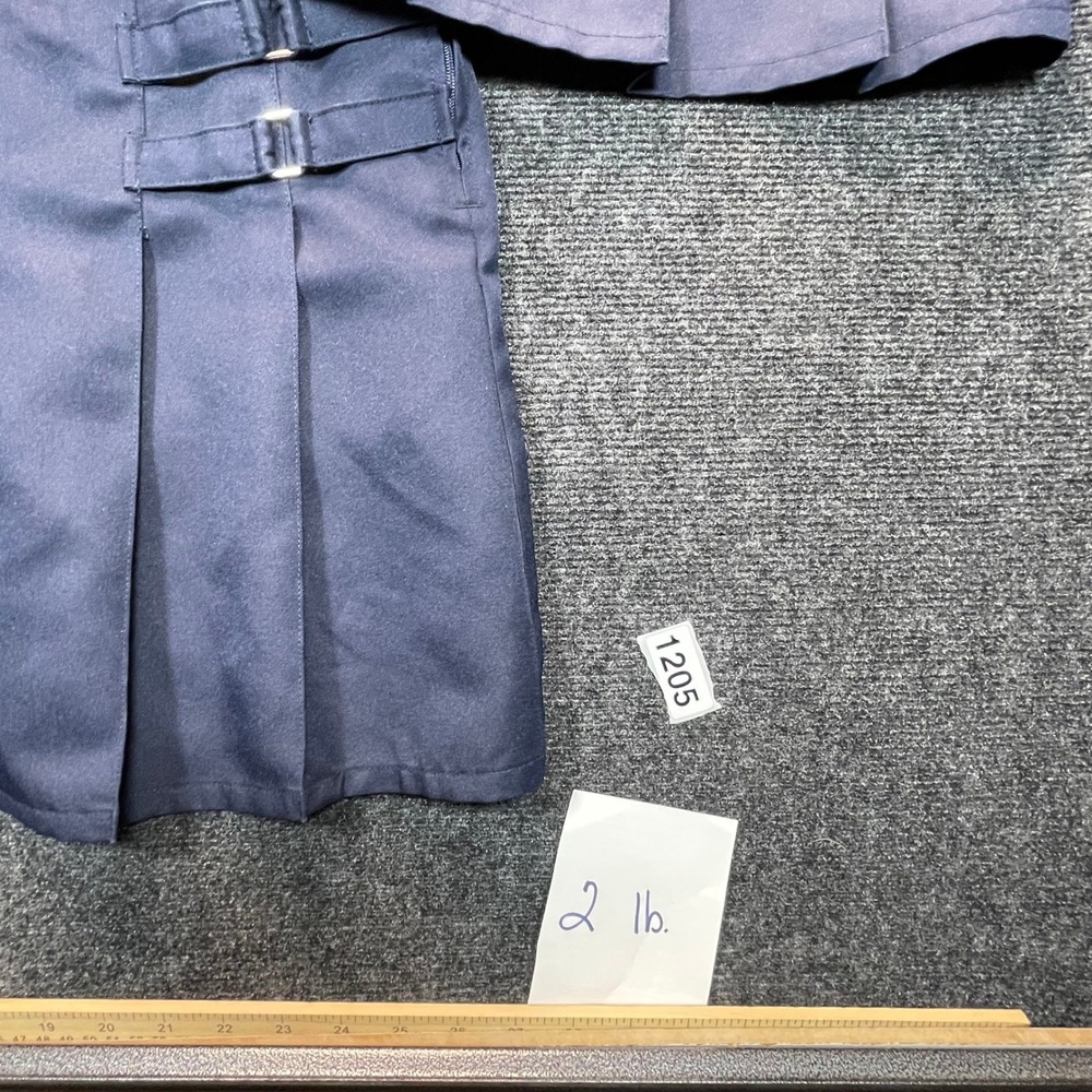 (4) French Toast Pleated Scooter Skirt Kids 10 Navy Khaki School Uniform Bundle - Picture 7 of 7